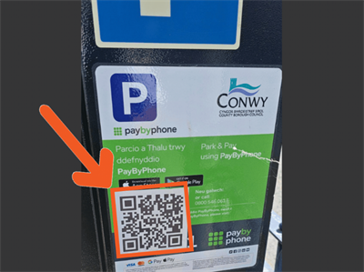 Parking Meter Scam QR code