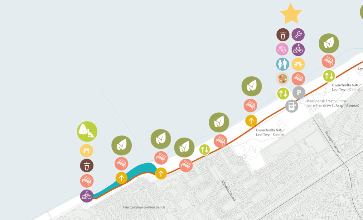 Kinmel Bay West map