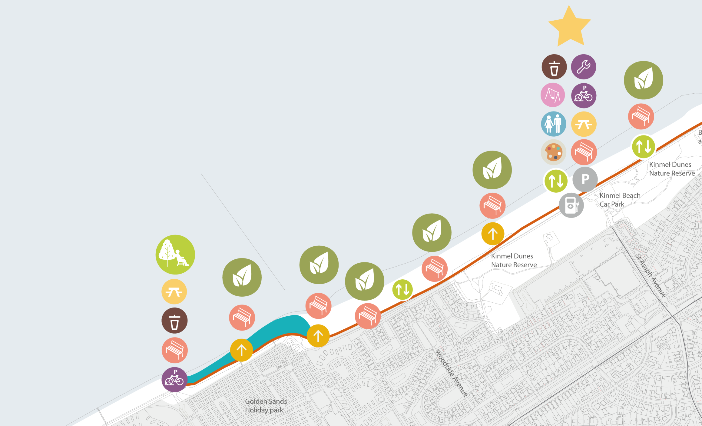 Kinmel Bay West map