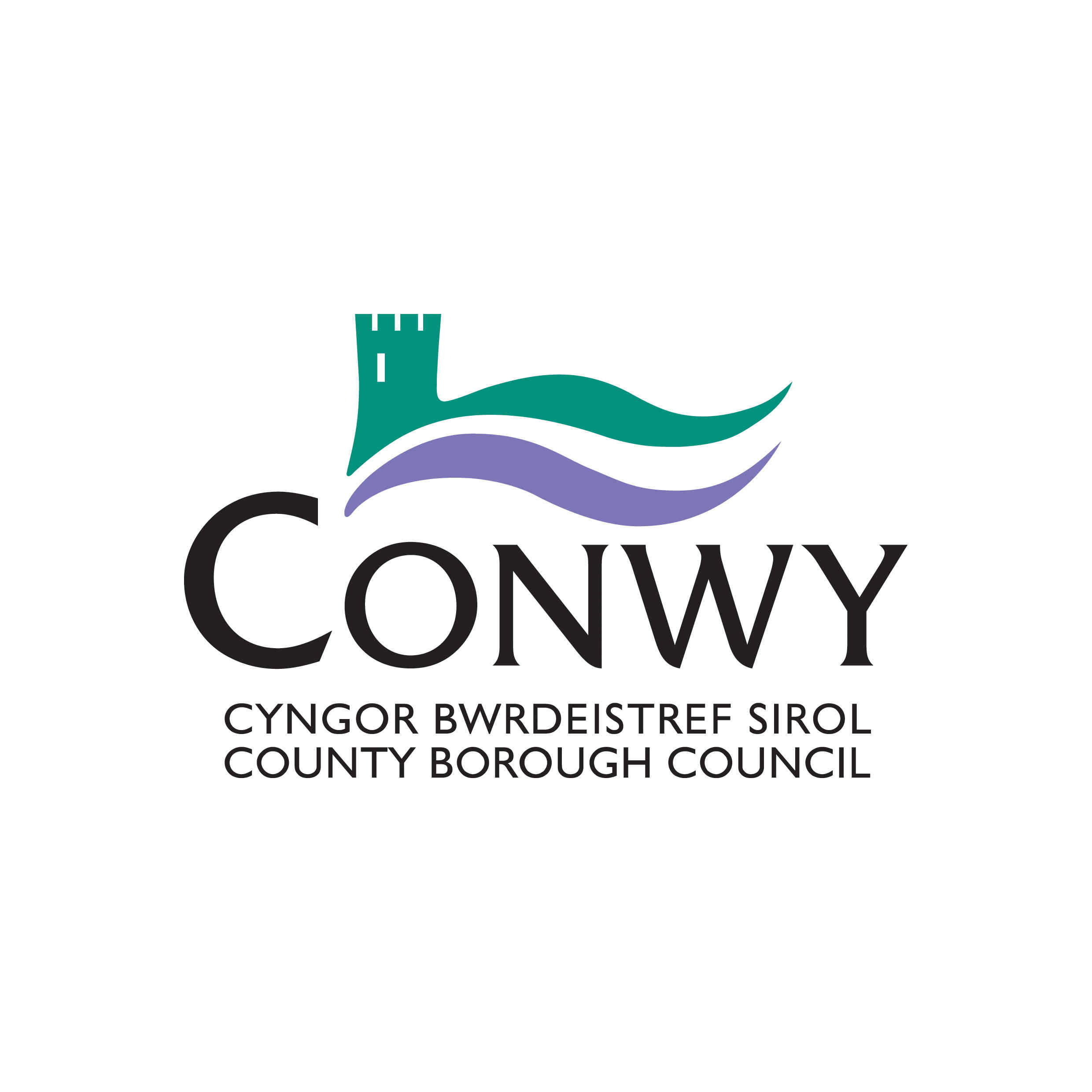 Logo Cyngor Bwrdeistref Sirol Conwy